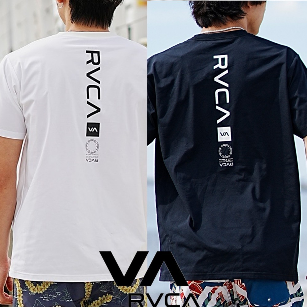 【RVCA】バックプリント Tシャツ ラッシュガード★水陸両用◎