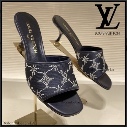 LOUIS VUITTON ポイントトゥミュール グレー・ネイビー