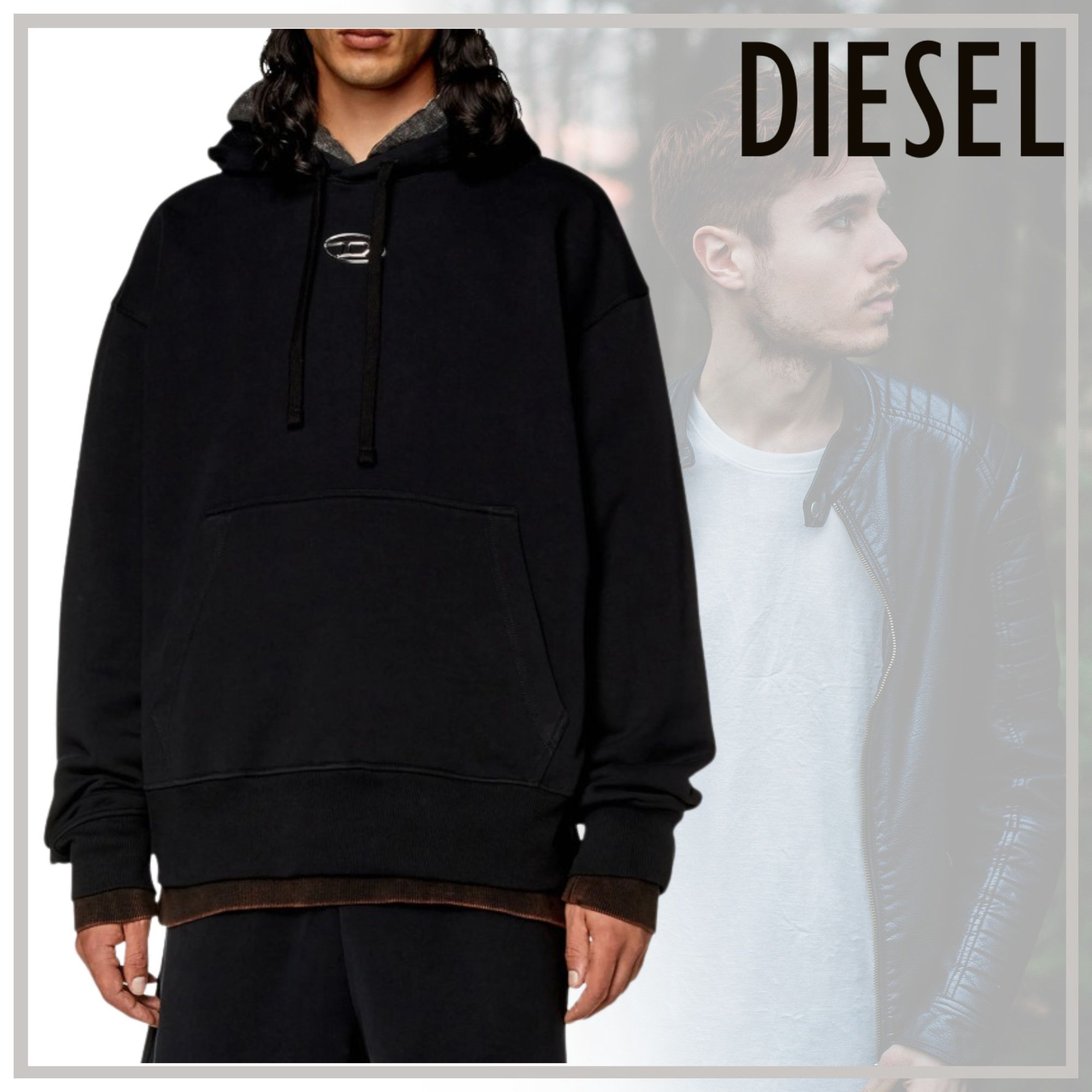 大人カジュアル【DIESEL】S-Macs-Hood-OD スウェット 24SS新作