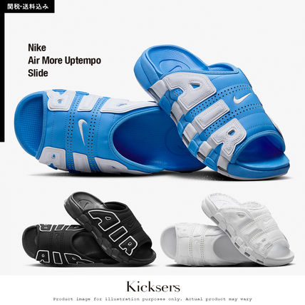 Nike More Sandals Unisex Street Style Logo Sandals