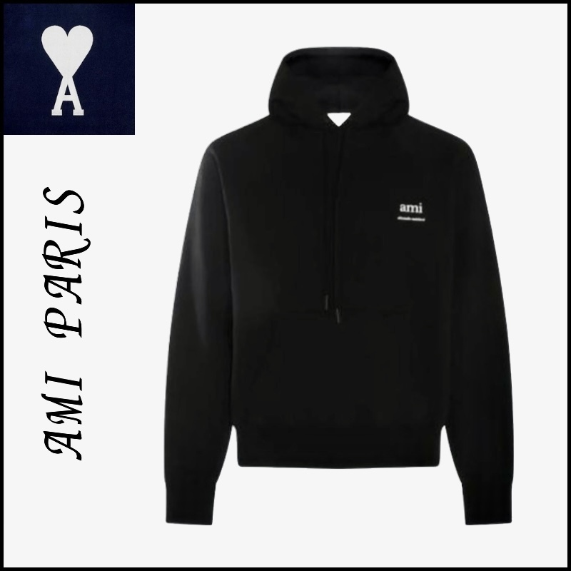 Ami Paris アミ パリス コットンパーカー AMIParis アミパリス コットンパーカー フーディー ベージュ