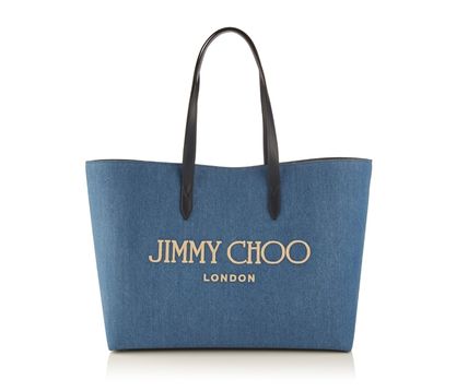 デニム トートバッグ Jimmy Choo(ジミーチュウ) - 海外通販のBUYMA