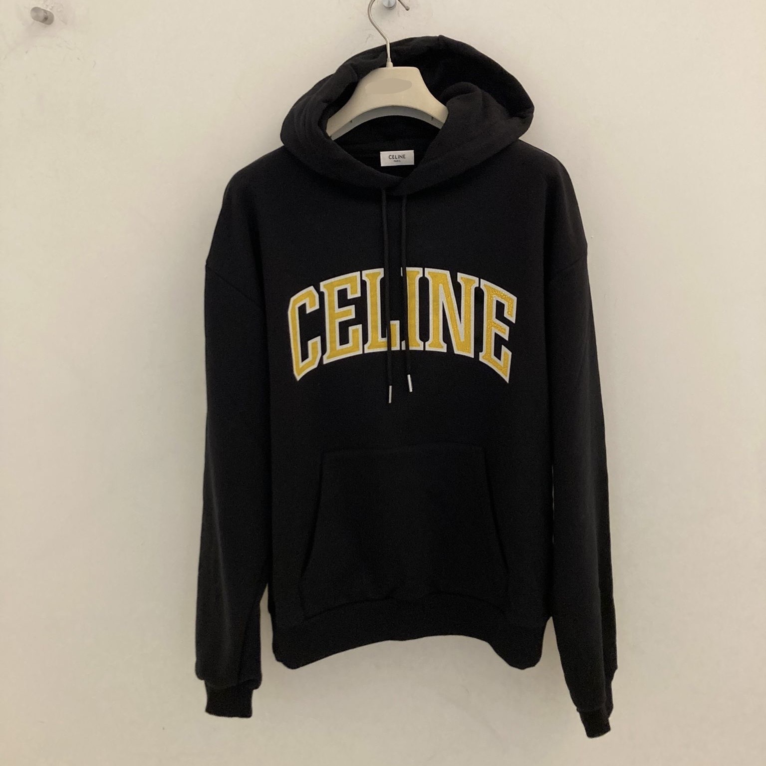 大人気完売! メンズ CELINE ルーズ フーディー コットンフリース
