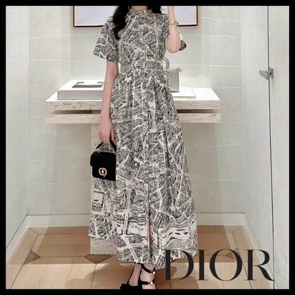 Christian Dior Dresses Mid-Length Belted Shirt Dress