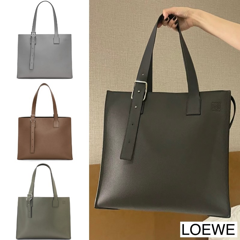 シンプルな逸品◆LOEWE ロエベ レザートートバッグ 通勤鞄にも