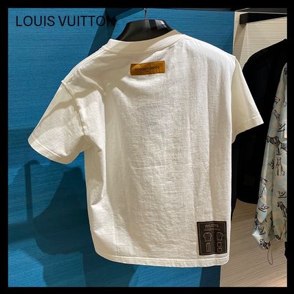 LOUIS VUITTON Tシャツ・カットソー アイボリー 4103425E0072 Louis Vuitton(ルイヴィトン) Tシャツ・カットソー(メンズ