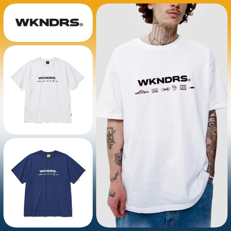◆24SS WKNDRS MULTI LOGO T-SHIRT/2色◆