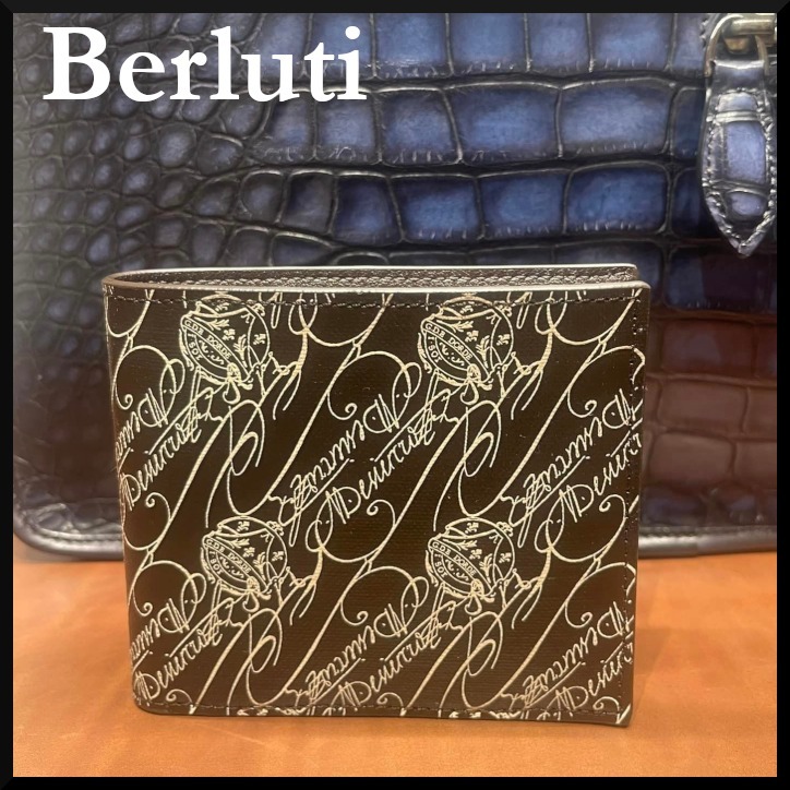 【BERLUTI】マコレ キャンバス マルブフ ウォレット