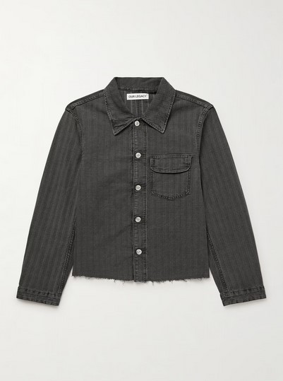 our legacy デニムジャケット ☆送料 関税込☆OUR LEGACY☆REBIRTH JACKET Attic Wash Denim