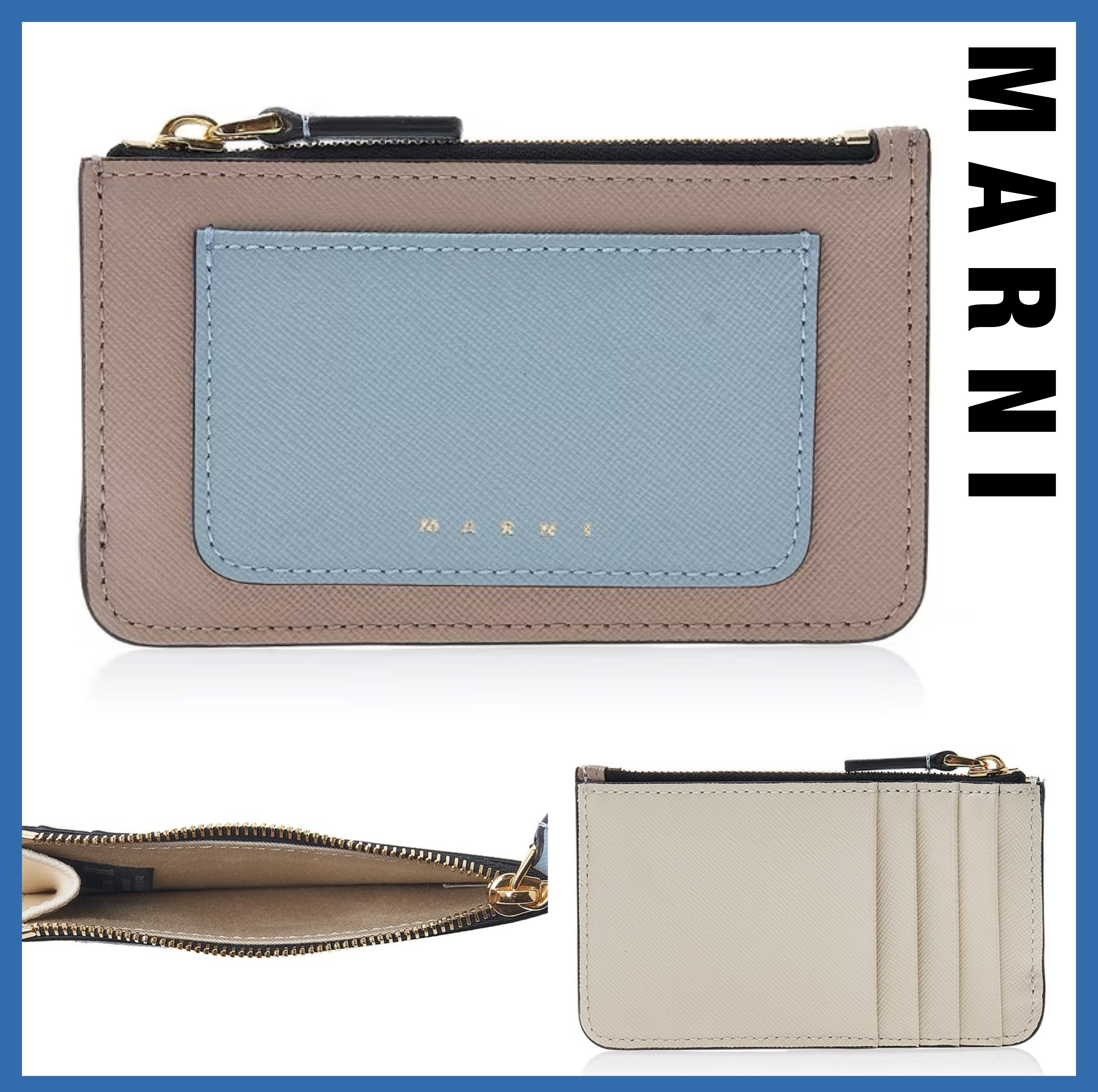【関税込み】☆MARNI☆ サフィアーノ カードケース コインケース