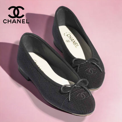 CHANEL（シャネル）バレエシューズ/オペラシューズ 黒 サイズ:35