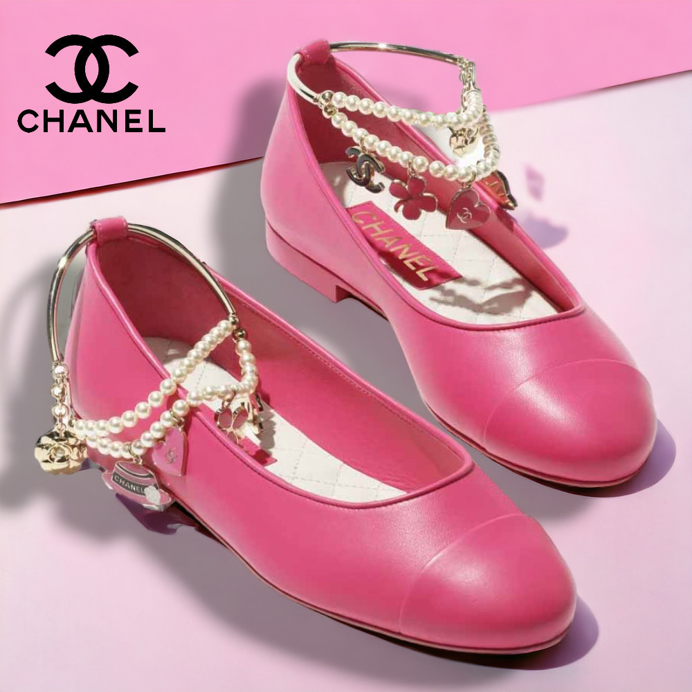 SAY様】CHANEL バレリーナ ツイード ピンク 34 - メルカリ