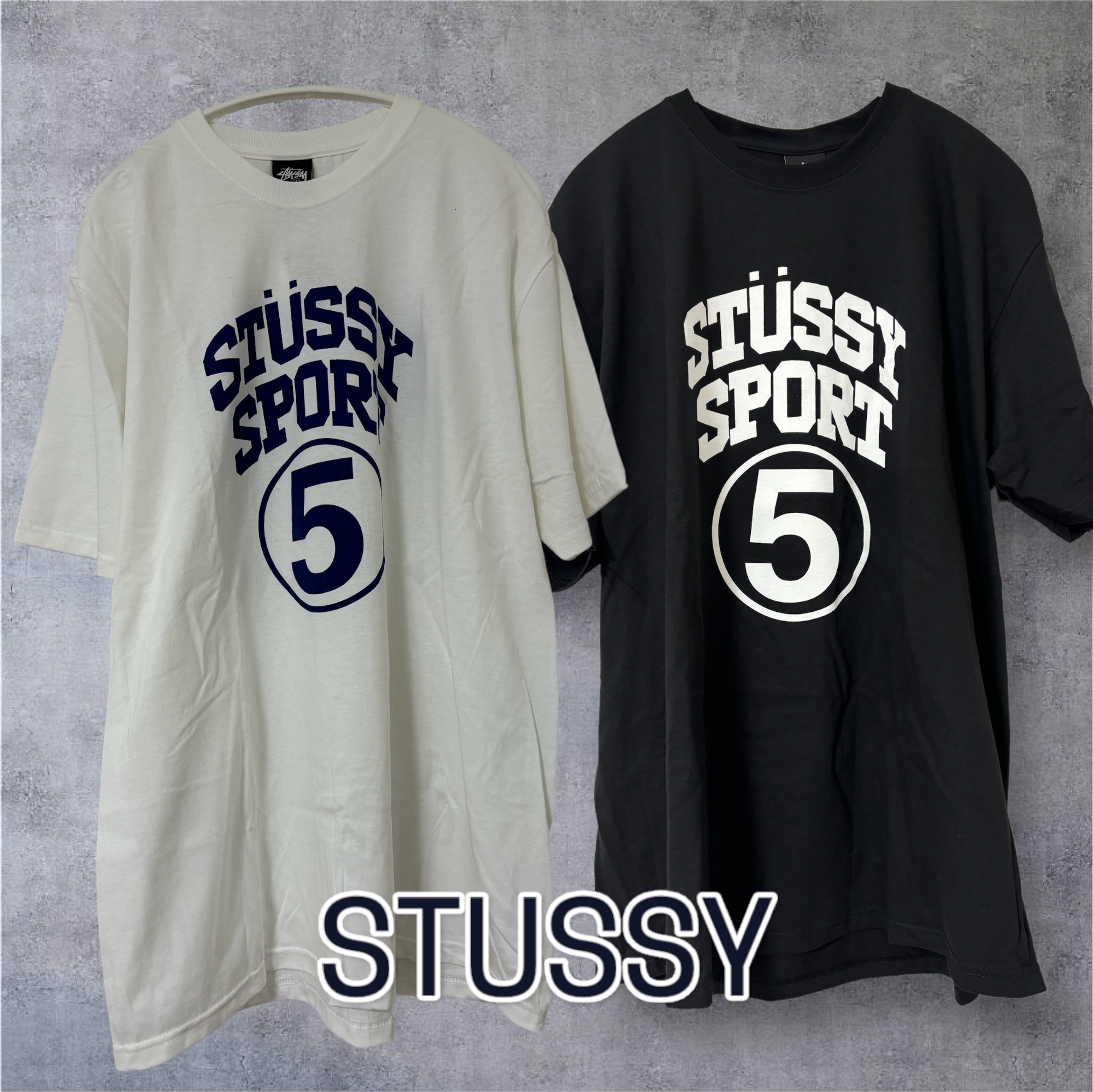 ★STUSSY★5 SPORT Tシャツ 半袖 送関込