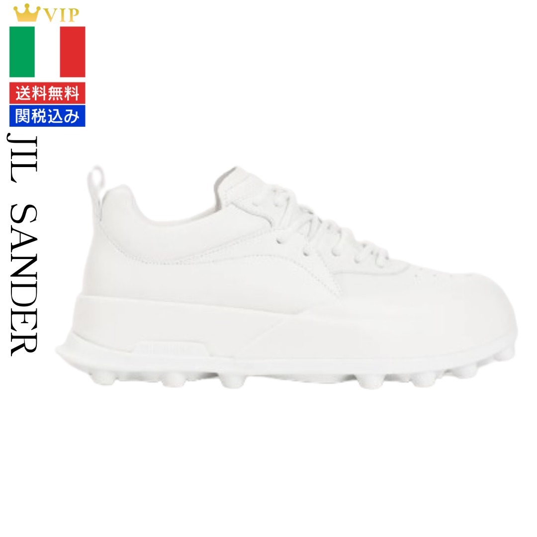 VIP【関税送料無料】希少 Jil Sander Leather Sneakers