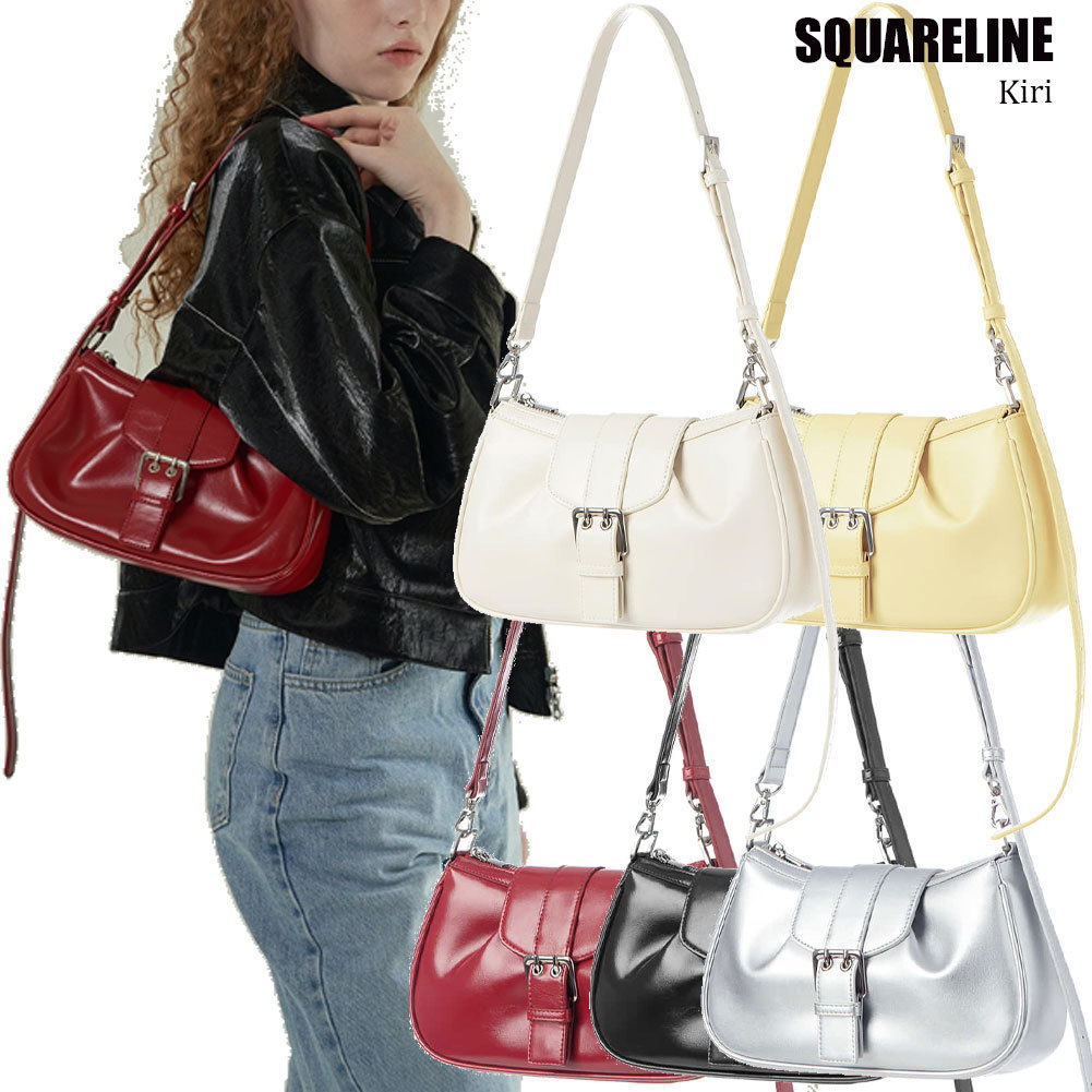 ◆SQUARELINE◆Kiri 2WAY Shoulder Bag