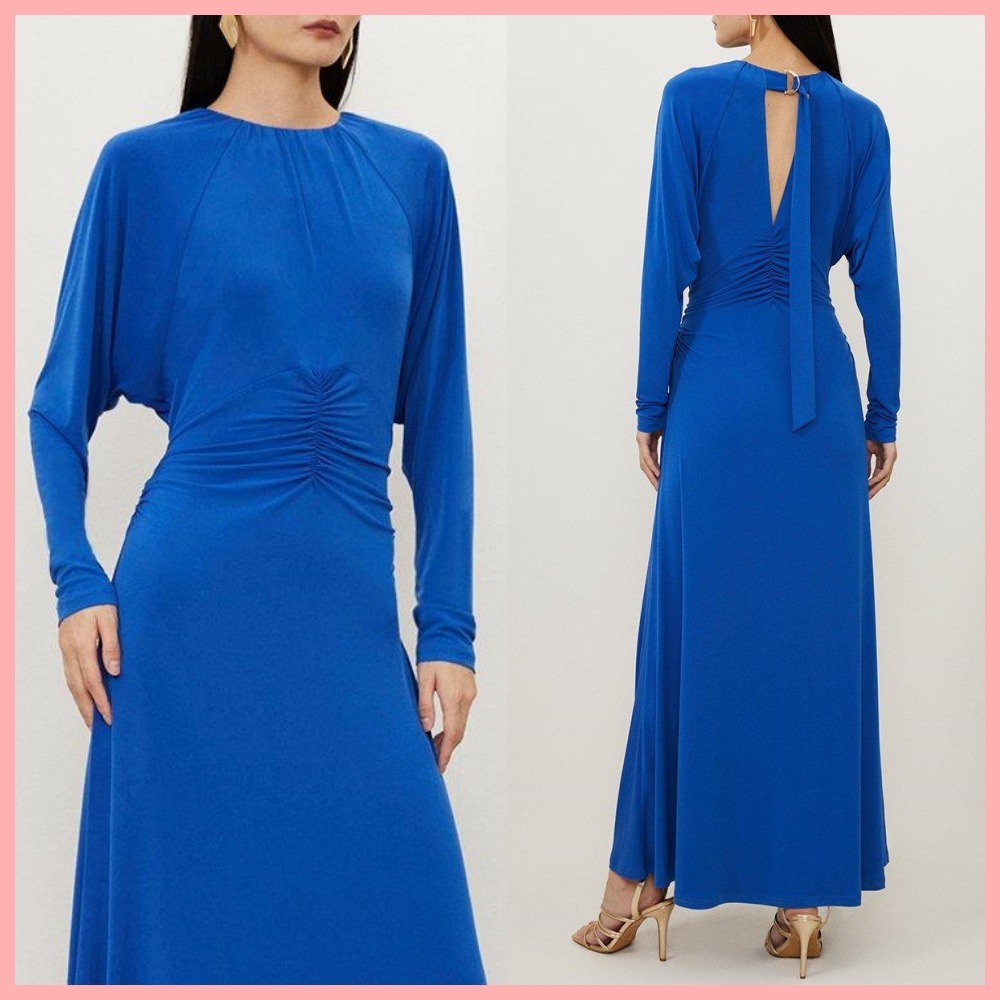 日本未入荷★Karen Millen 無地マキシワンピース