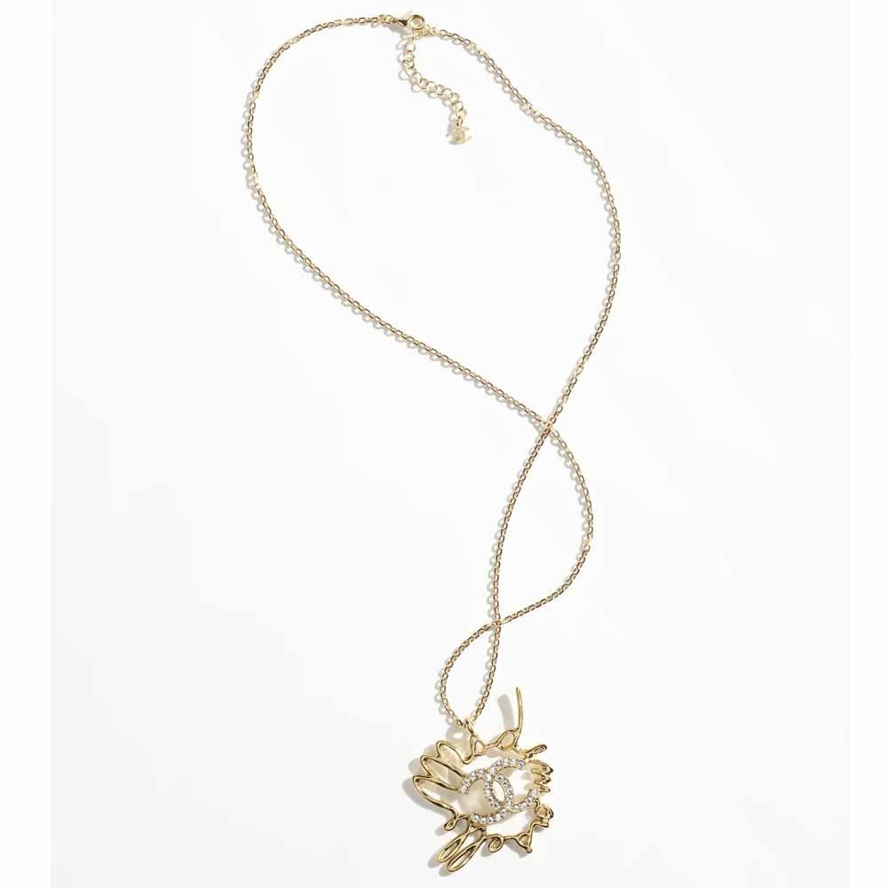 【上品な♪】CHANEL ロング ペンダント ネックレス CHANEL ロング ペンダント ネックレス