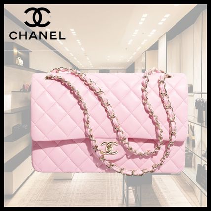 CHANEL Handbags Casual Style Chain Plain Party Style Elegant Style Bridal