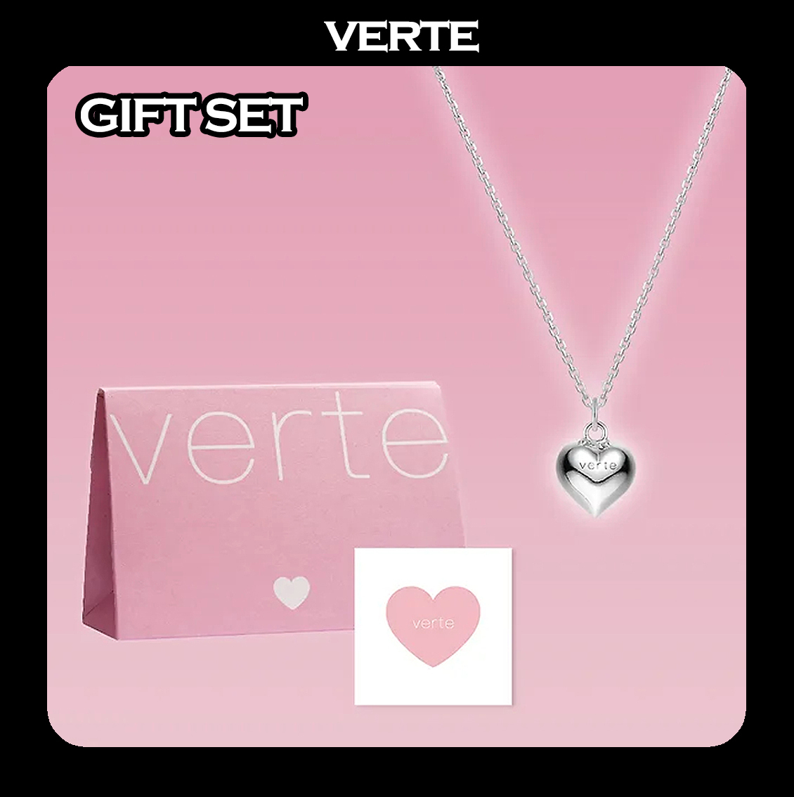VERTE★ [THE HYUNDAI品切れ大乱] Full Heart Necklace 10mm