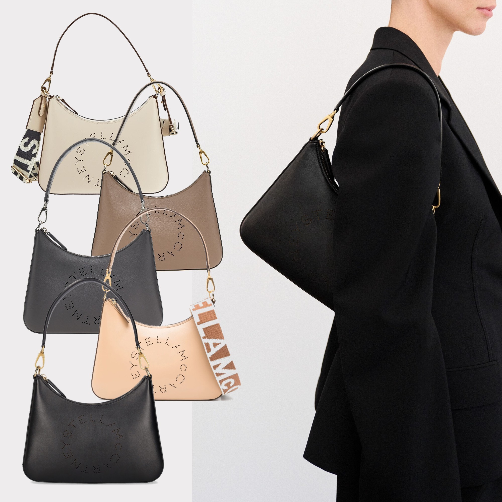 関税送料込み Stella McCartney ロゴ スモールショルダーバッグ
