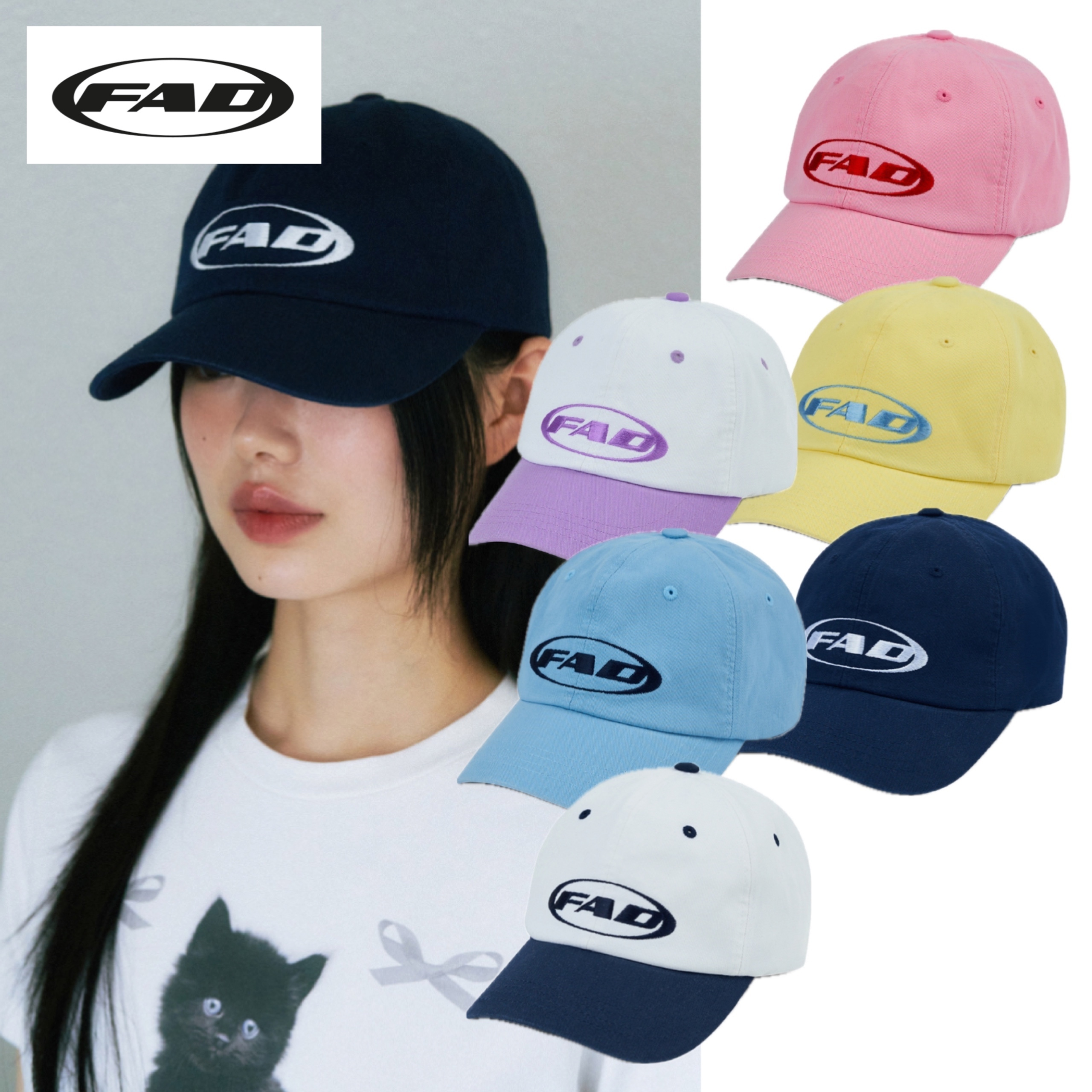 【韓国FAD エフエディ】OG LOGO BALL CAP