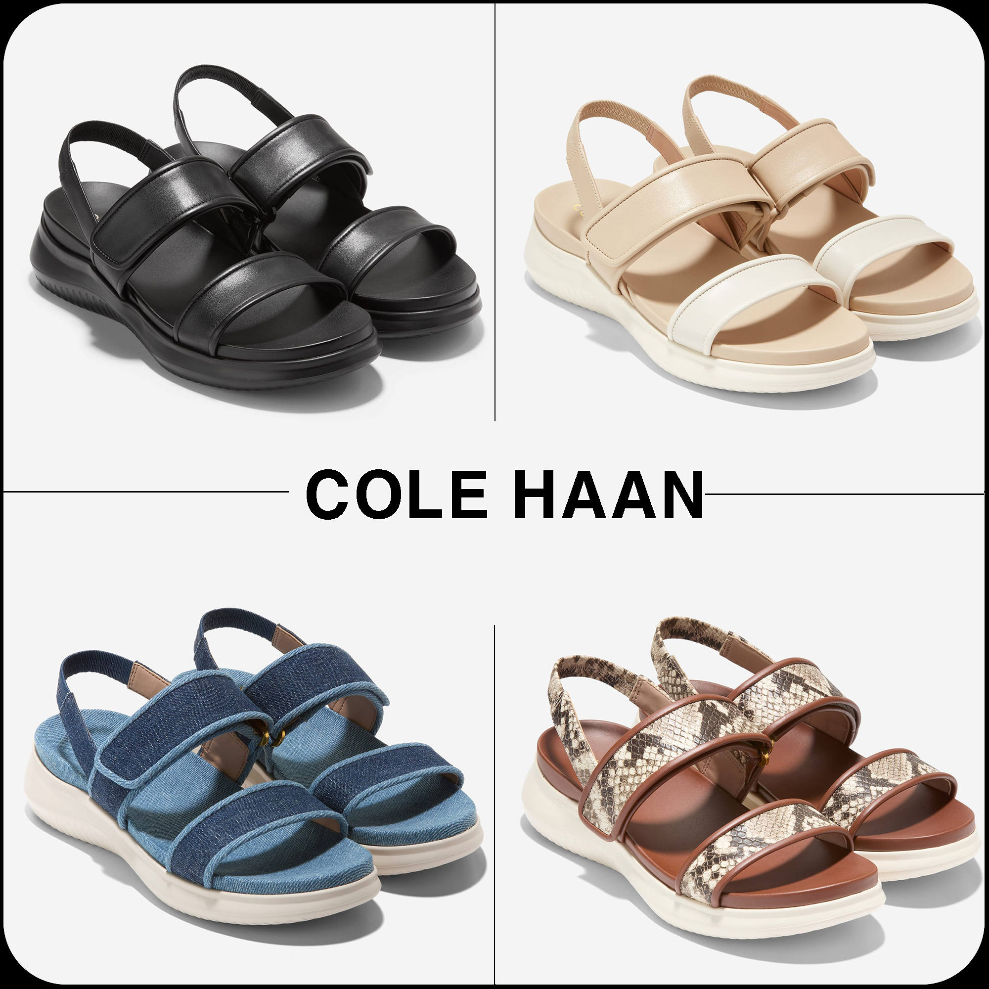 [COLE HAAN]★[ZEROGRAND Merit Sandal] Women's sandals