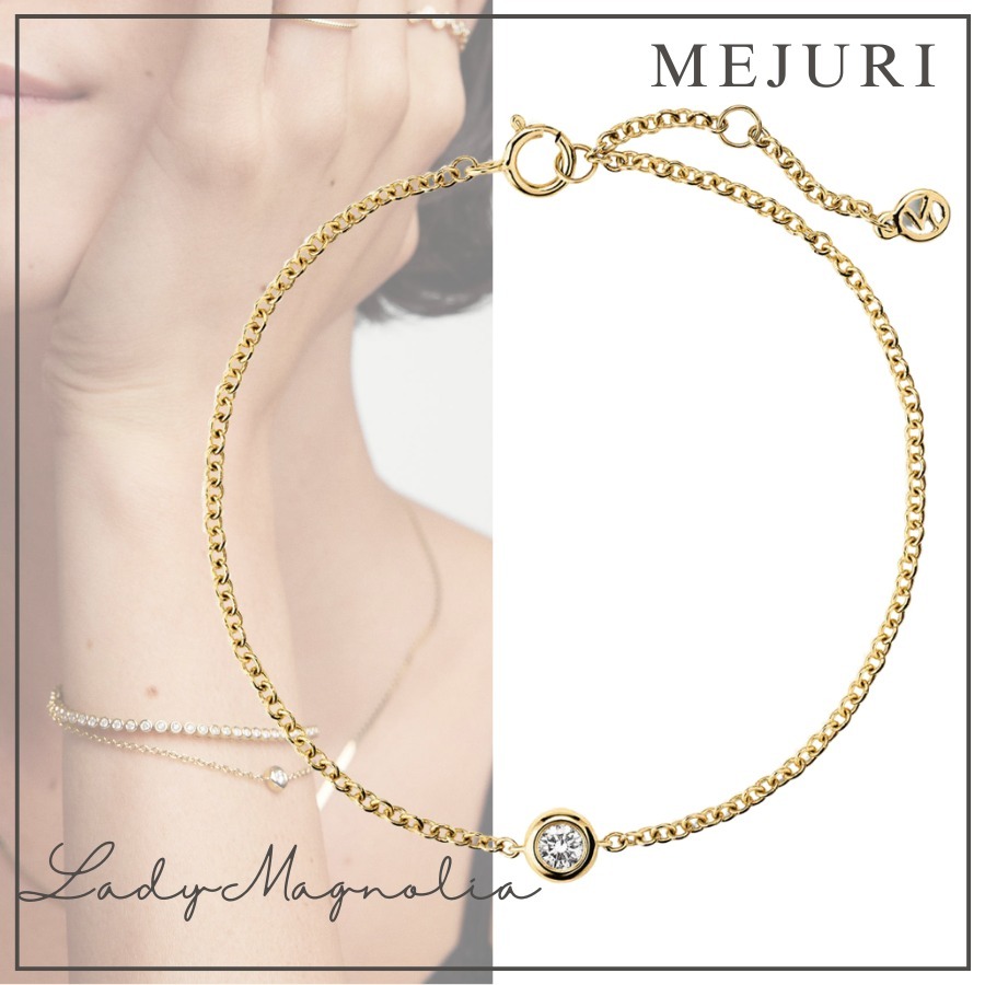 【MEJURI】ベゼル ラボ グロウン ダイヤモンド ブレスレット