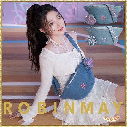 ★ROBINMAY☆聖日橙燦斜背包 デニム ショルダーバック/送料込 デニム ROBINMAY(ロビンメイ) バッグ・カバン(レディース
