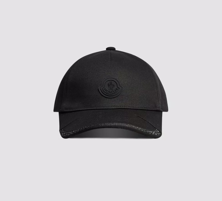 MONCLER 2024春夏新作 シリコンロゴ付き ベースボールキャップ