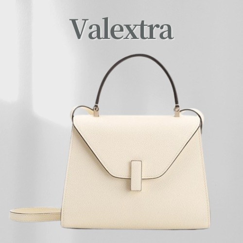 Valextra◆Iside ミニ トップ ハンドル ショルダーバッグ