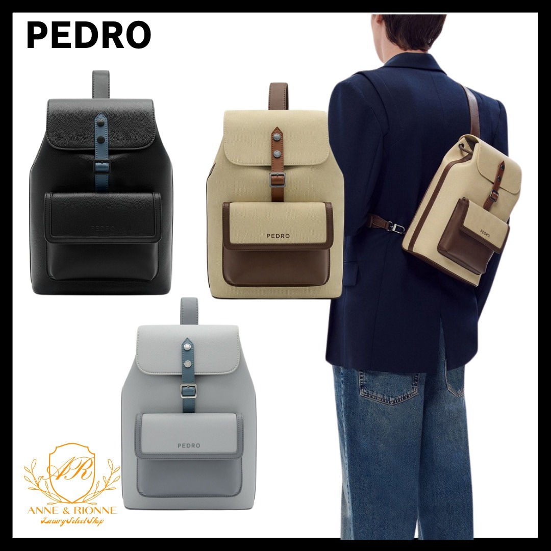 PEDRO クロスボディバッグ スリングポーチ 上品なデザイン 24SS