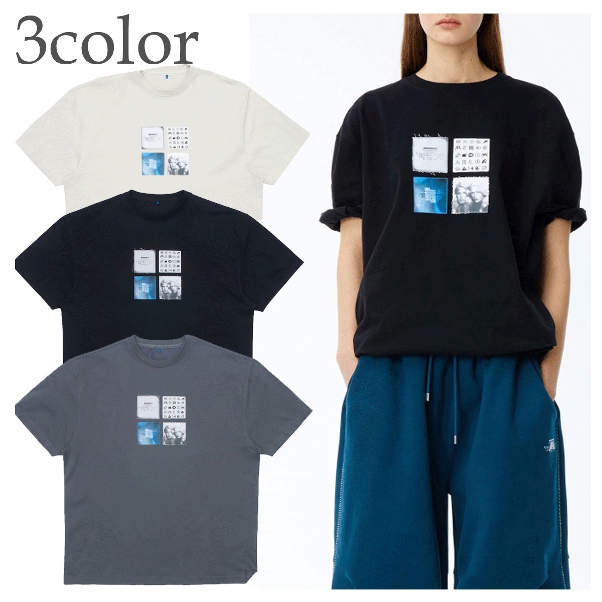 Tシャツ・カットソー ADER ERROR Mati t-shirt 4FK563
