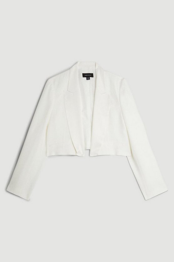 Karen Millen☆クロップ テーラード ブレザージャケット♪送料込 Karen Millen☆クロップ テーラード ブレザージャケット♪送料込