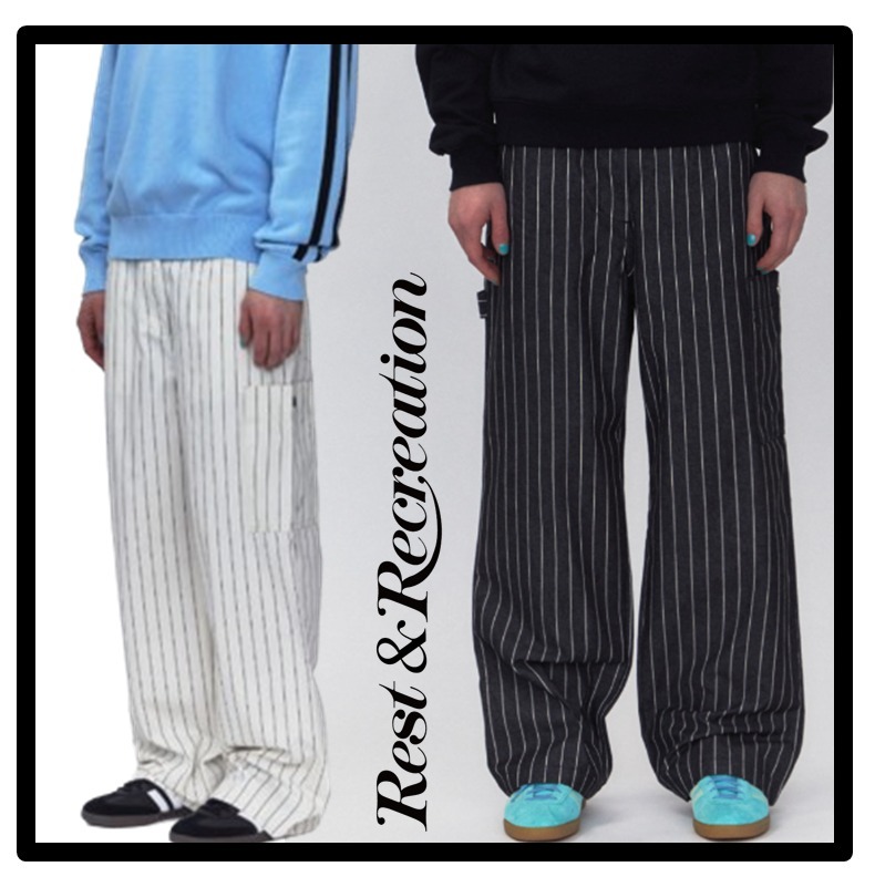★関税込★Rest&Recreation★RR STRIPE CARPENTER PANTS★