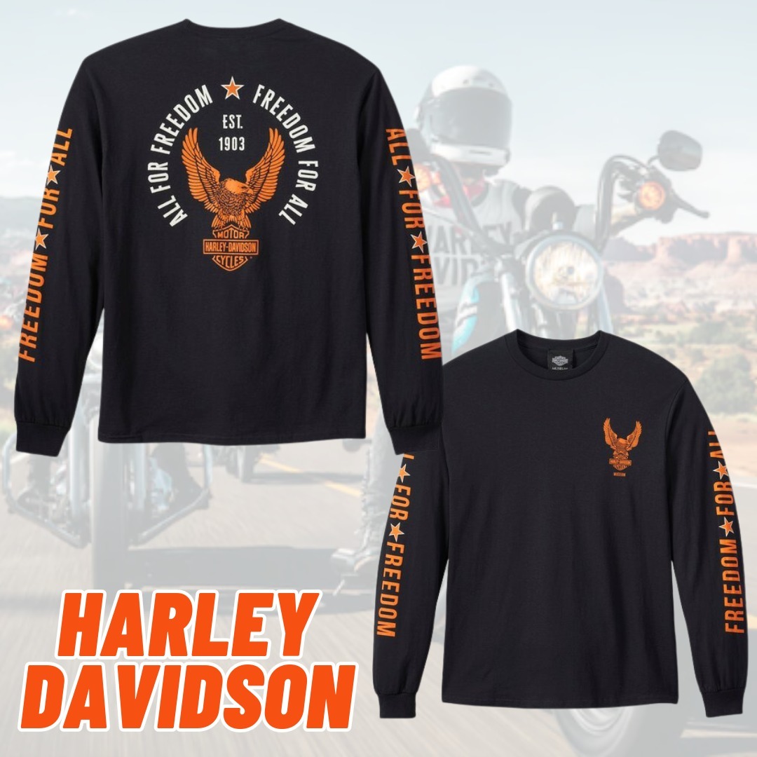 NEW【Harley Davidson】1976年リバティエディション L/S Tシャツ