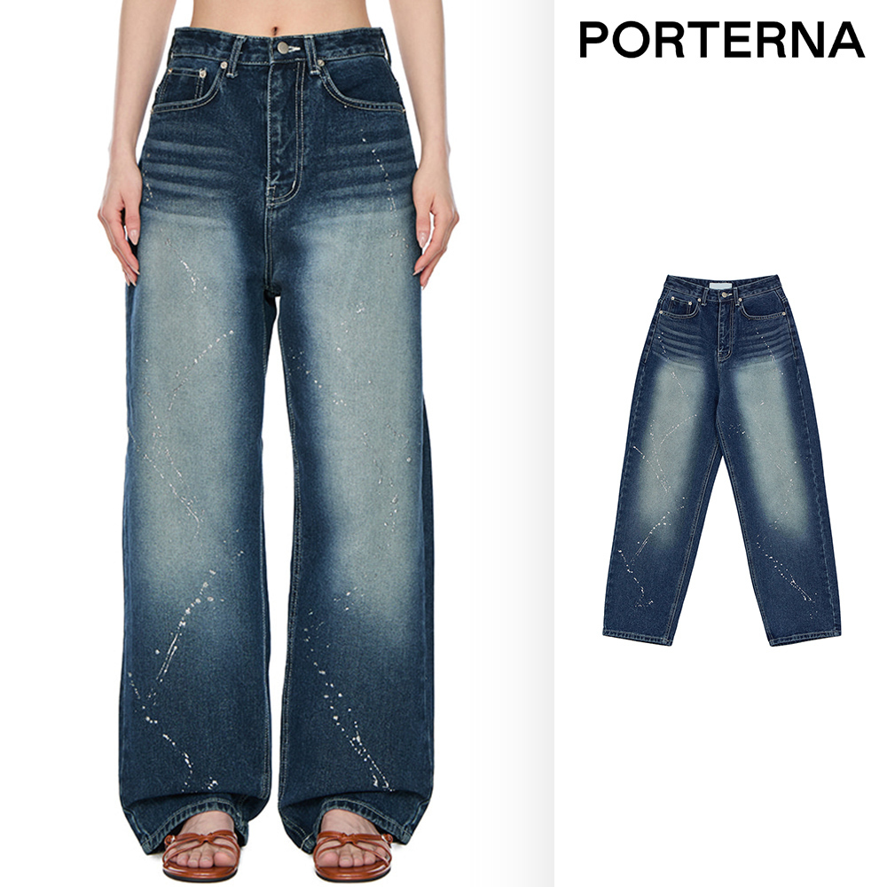 【PORTERNA】Diben Washing Wide Jeans