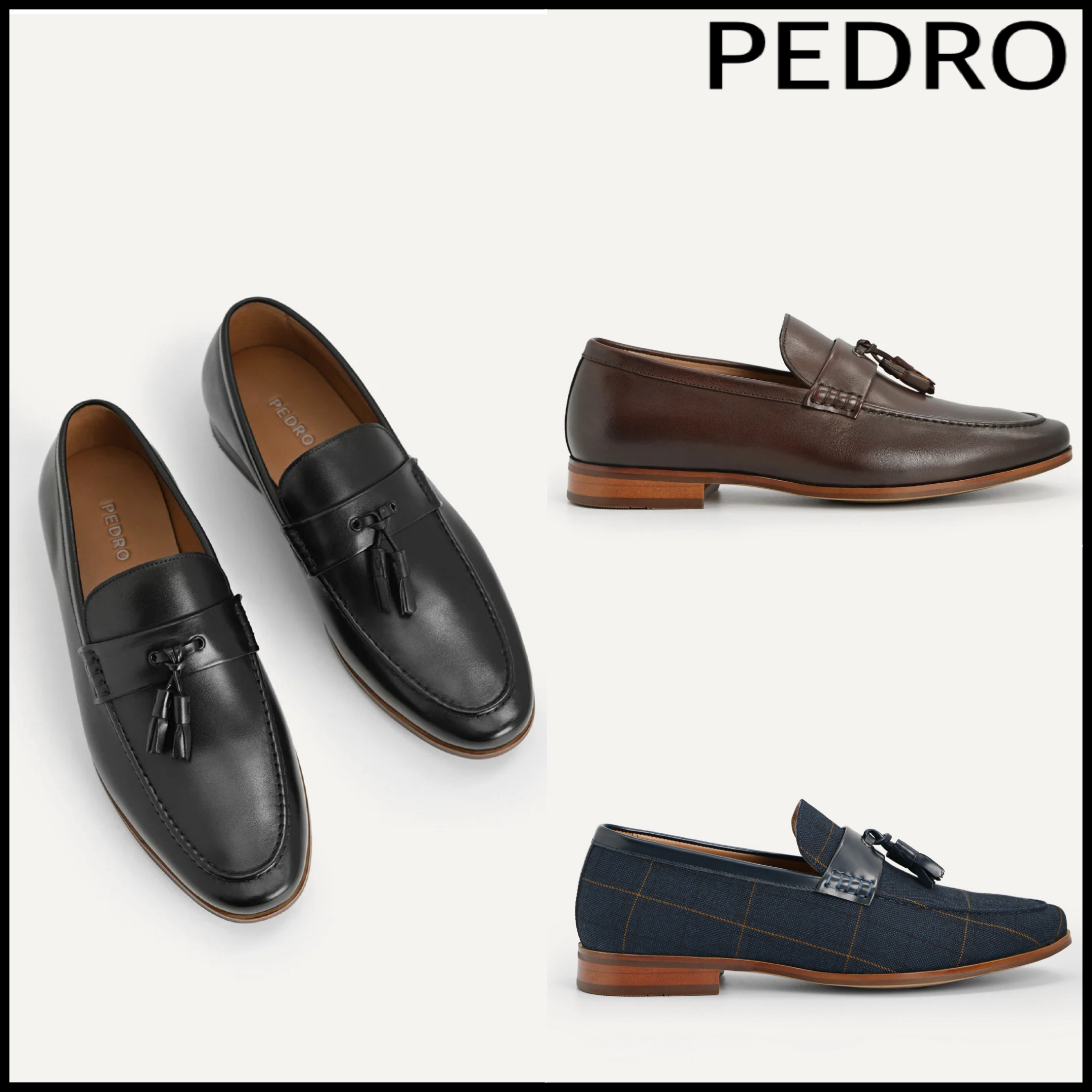 PEDRO【日本未上陸】本革タッセルローファー♪ クラシック