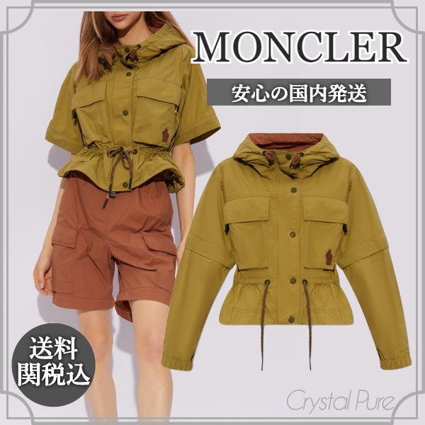 【MONCLER】ロゴ 袖取り外し可 Limosee ジャケット【送関込】