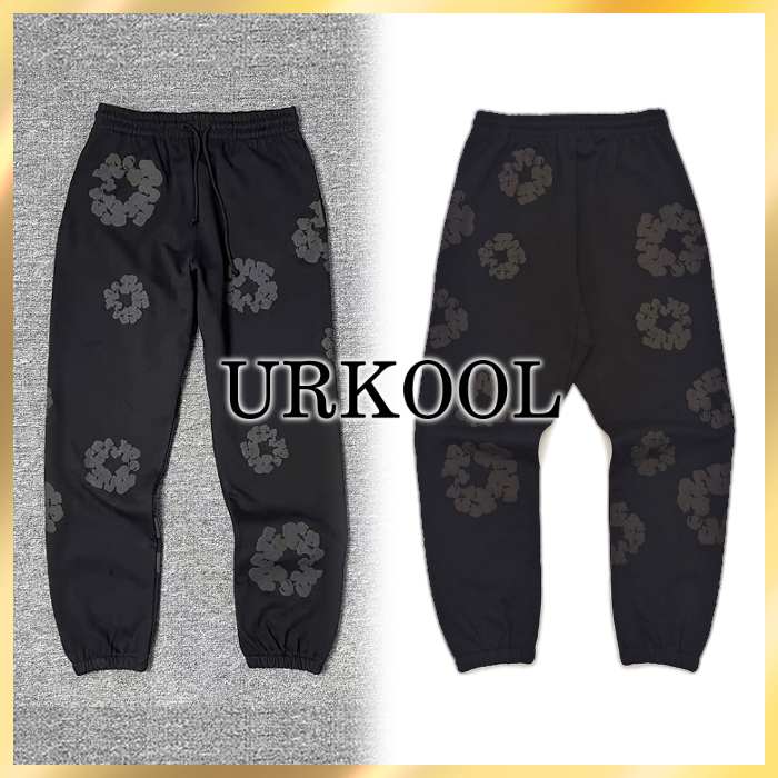 国内発送/関税込☆URKOOL☆コットン リース スウェット パンツ☆