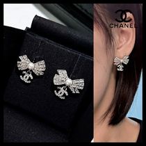 CHANEL Costume Jewelry Casual Style Blended Fabrics Party Style