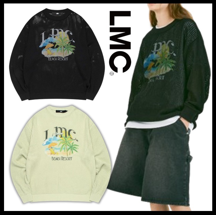 ★送料・関税込★LMC★RESORT MESH KNIT SWEATER★