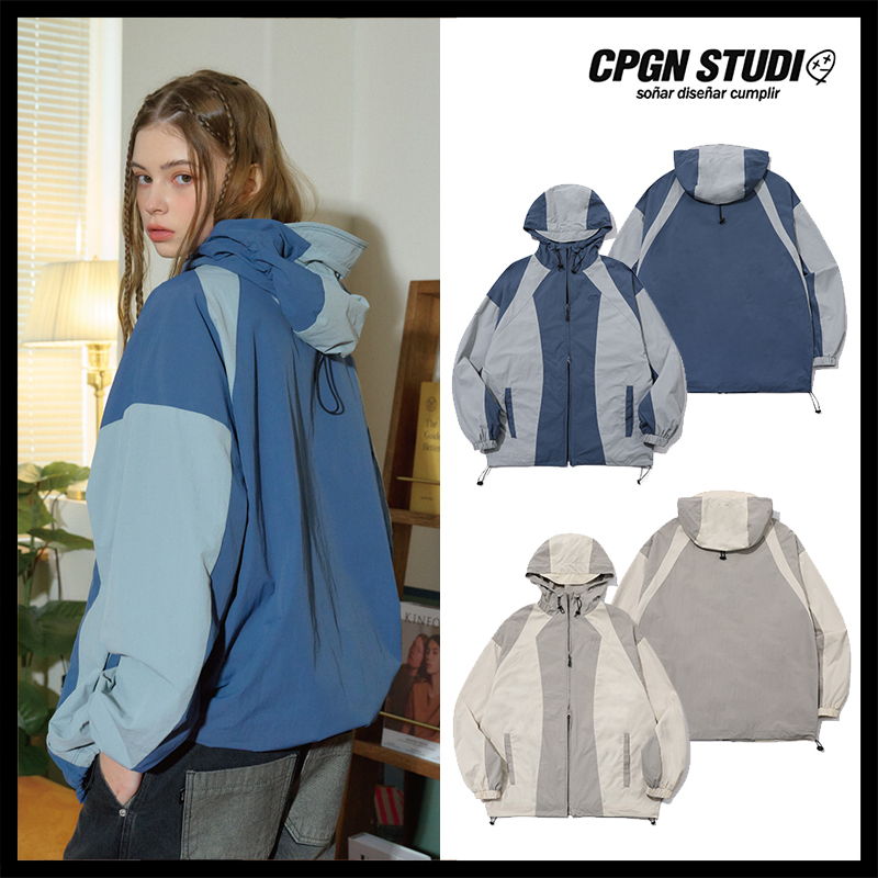 ★CPGN Studio☆neck slit hooded windbreaker★