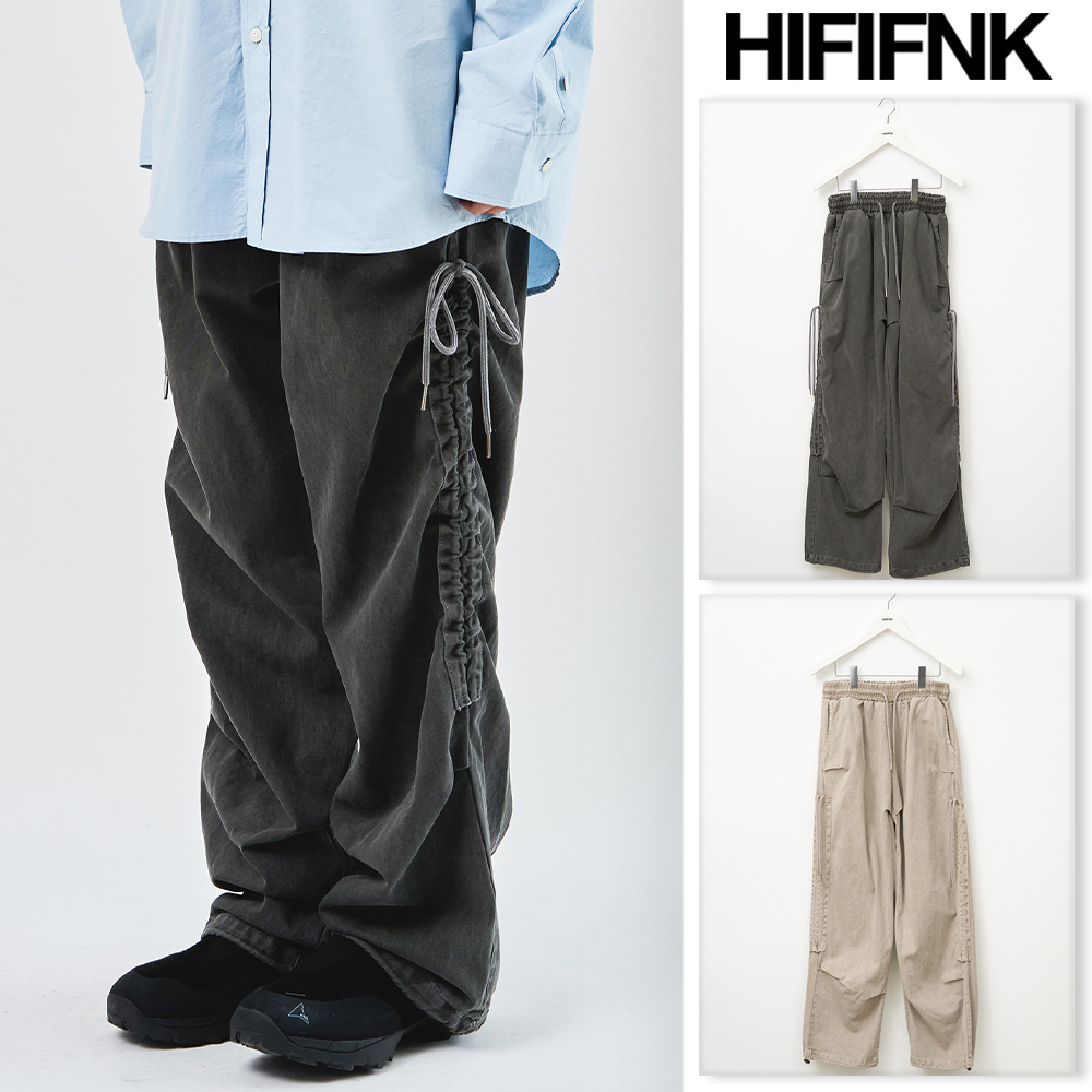 【HI FI FNK】Tunnel Rope Pigment Pants