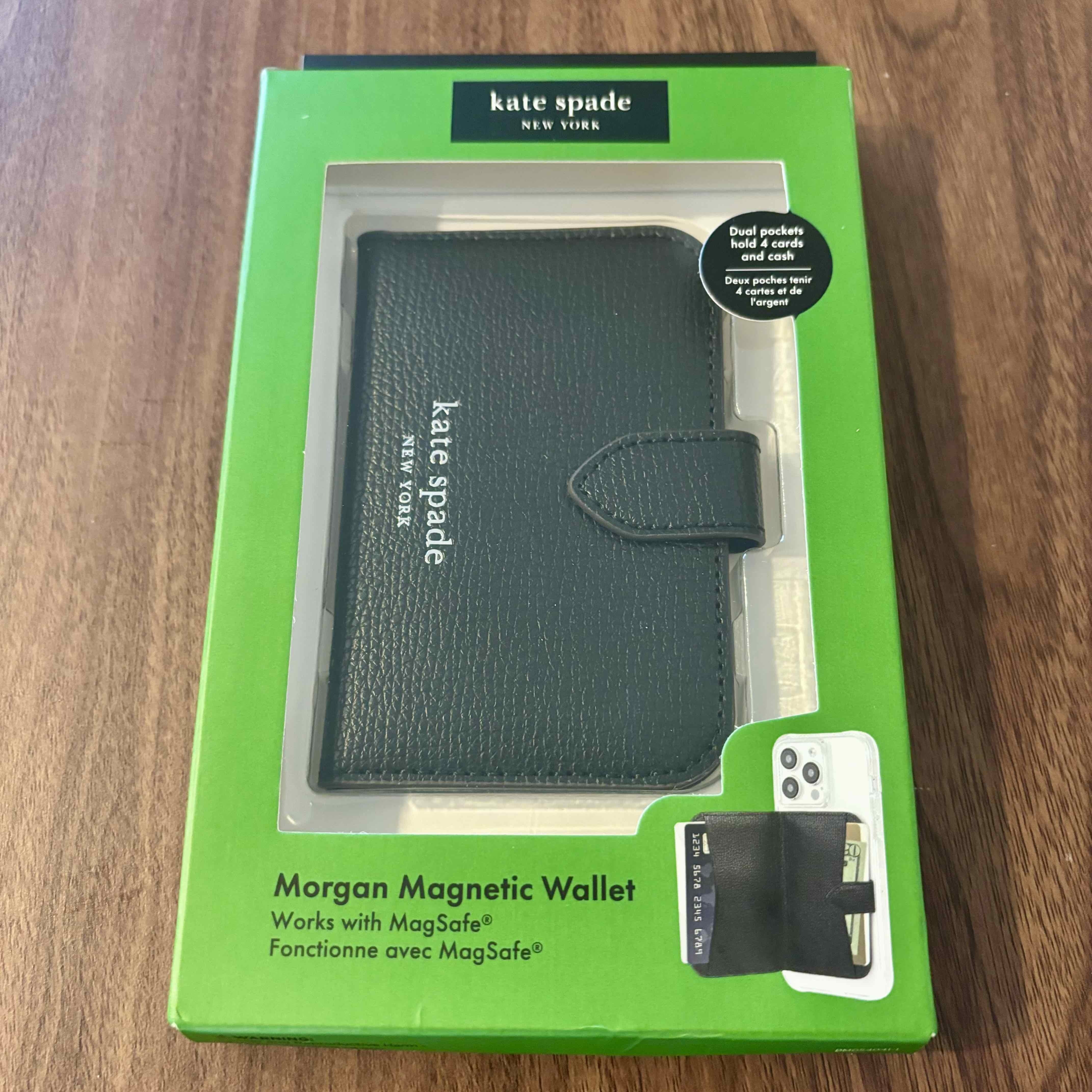 【kate spade】モーガン マグセーフ ウォレット マグネット装着 kate spade】モーガン マグセーフ ウォレット マグネット装着