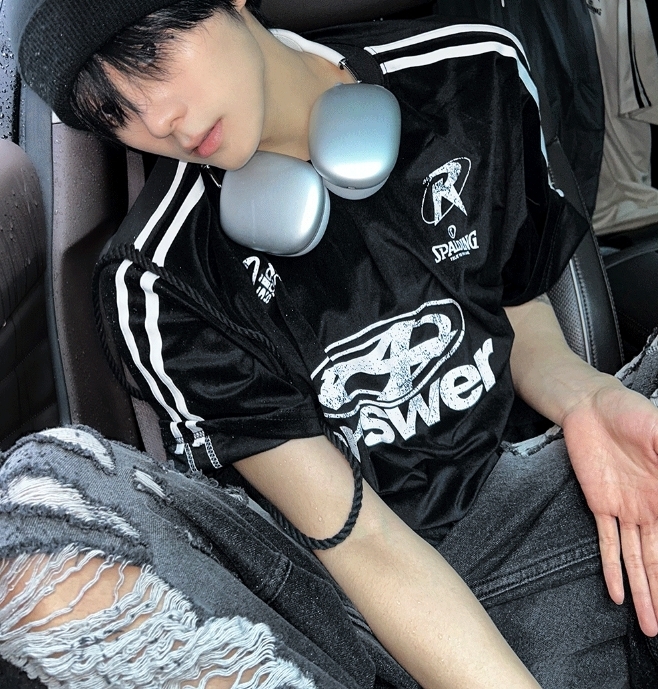 COSYHARU】Ferundi Velvet Track Round Short Sleeve Tee