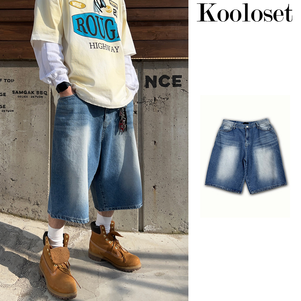 【KOOLOSET】Hipster Mood Sand Bermuda Denim