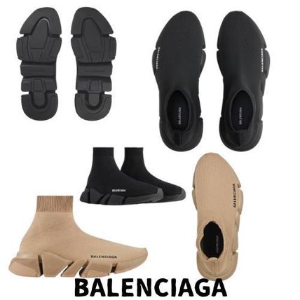 BALENCIAGA】SPEED 2.0 モノカラーリサイクルニットスニーカー