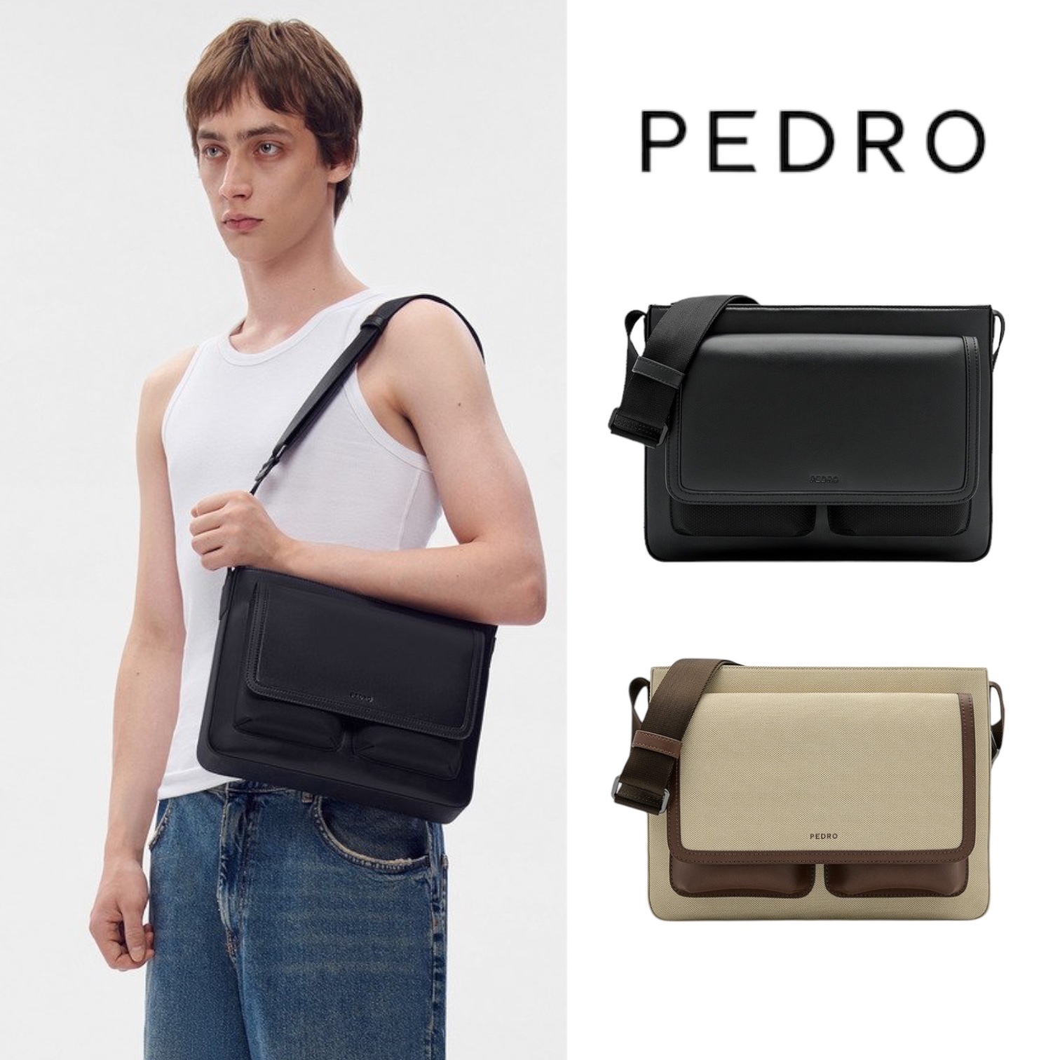 ★PEDRO★Mitchell Messenger Bag メッセンジャーバック/送料込
