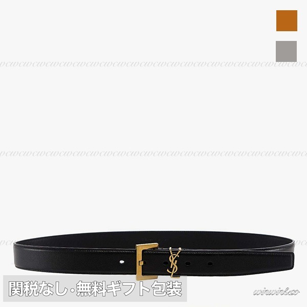 【国内発】サンローラン YSL レディース レザーベルト