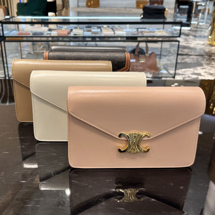 【CELINE】チェーンウォレット マーゴ ストライプ カーフスキン Celine チェーンウォレット マーゴ / シャイニーカーフスキン
